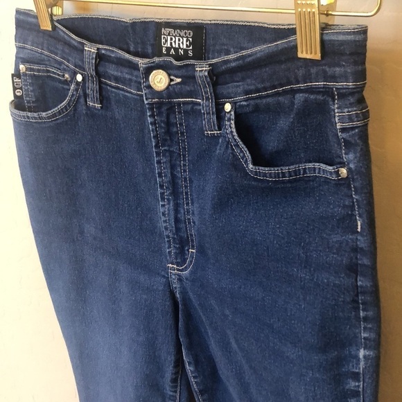 GIANFRANCO FERRE Vintage capri jeans medium stone wash, size 28 US - Picture 5 of 17
